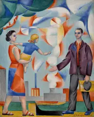 Miloš Šimurda, Všedný deň, 1958, Olej na plátne