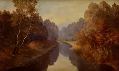 Gabriel Modrovich, Lesný potok, 1912, Olej na plátne