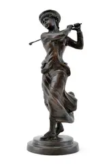 Charles C., Golfistka, Okolo 1910, Bronz
