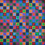 Viktor Vasarely, Op-artová kompozícia, Neskoršia edícia, Farebná serigrafia na papieri. 28/100
