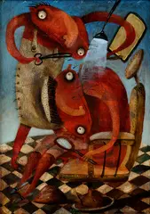 Pankáč by Lipták Fero, Okolo 2000, Olej na plátne, sold Jun 2015