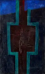 Rudolf Sikora, Z cyklu "Kríž", 1965-66, Olej na plátne