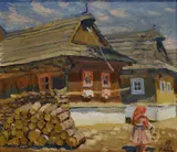 Jan Hála, Zo starého Važca, 1937, Olej na kartóne