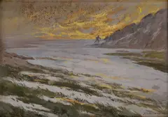 Nándor Katona, Ranné zore, Okolo 1910, Pastel na papieri
