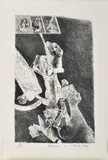 Vincent Hložník, Tlama, 1982, Lept na papieri 1/10