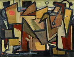 Stanislav Filko, Kompozícia, 1959, Olej na plátne