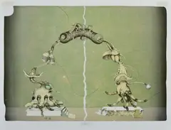 Vladimir Gazovic, Chamtivosť III, 1995, Litografia na papieri. 43/51