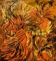 Stanislav Bubán, Anakonda, 2001, Olej na plátne