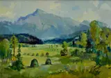 Michal Trembáč, Kriváň, 2001, Olej na plátne