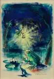 Greinerová Sibyla, Žabí princ, 1962, Akvarel, tempera na papieri
