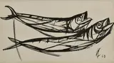 František Studený, Údenáče, 1963, Tuš na papieri