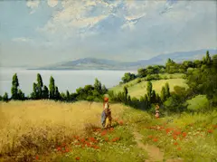 László Neogrády, Horúci letný deň, Okolo 1925, Olej na plátne