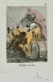 Refleios de luna (z cyklu "Les caprices de Goya") by Salvador Dalí, 1973 - 77, Farebný lept na papieri. 28/200, sold Dec 2014