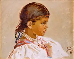 Jan Hála, Mariška Švihrová, 1938, Olej na plátne
