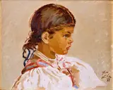 Jan Hála, Mariška Švihrová, 1938, Olej na plátne