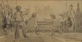 Ladislav Čemický, Skica k obrazu "Páračky"