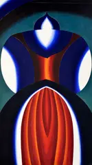 Milan Laluha, Odchádzajúca žena, 1968, Olej na dreve