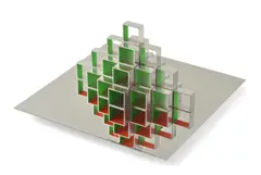 Alviani Getulio, Objekt, 1964, Hliník, kombinácia techník