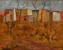 Ladislav Gandl, Jeseň, 1975, Olej na sololite