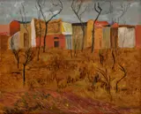 Ladislav Gandl, Jeseň, 1975, Olej na sololite