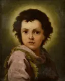Moczik Felicián, Chlapec, Okolo 1900, Olej na kartóne