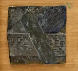 Milan Lukáč, Kompozícia I., Okolo 1990, Bronz, reliéf
