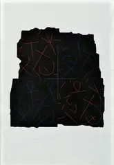 Rudolf Sikora, Čierna mohyla, 1991 - 2001, Farebná serigrafia (9/20)