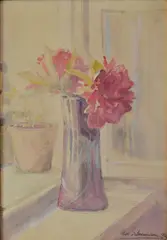 Max Schurmann, Kytica, 1929, Akvarel na papieri