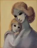 Edita Spannerová, Matka, 1973, Pastel na papieri