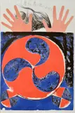Jozef Baláž, Goodbye, 1970, Farebná litografia na papieri 12/12