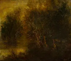 Ladislav Mednyánszky, Lesné zátišie, Okolo 1890, Olej na plátne