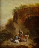 Both Jan Dirsksz, Pastierka, Okolo 1700, Olej na dreve