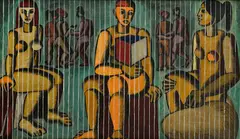 Stanislav Filko, Figurálna kompozícia, 1958 - 62, Olej na plátne