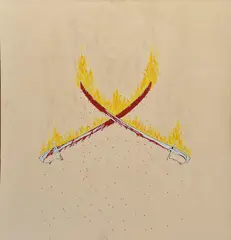 Bohdan Hostiňák, Bez názvu, 1993, Olej na plátne