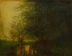 Ladislav Mednyánszky, Močaristá krajina, Okolo 1900 - 10, Olej na plátne