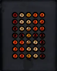 Optický objekt by Milan Dobeš, 1968, sklo, plasty, drevo, sold Apr 2014