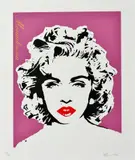 Bambi, Madonna (purple), 2013, Farebná serigrafia na papieri, AP 3/10