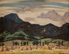 Martin Benka, Malé Karpaty (Od Kuchyne), Okolo 1930 - 38, Olej na kartóne
