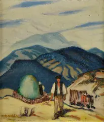 Martin Benka, Od Revúcej (Slovenské leto), Okolo 1928 - 30, Olej na kartóne