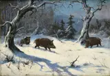 Vilmos Mátrai, Diviaky, Okolo 1930, Olej na plátne