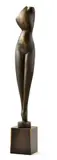 Alexander– Podľa Archipenko, Torzo, Neskoršia edícia, Bronz, drevený podstavec