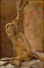 Péter Gyula Kern, Poľovnícke zátišie, 1959, Olej na plátne