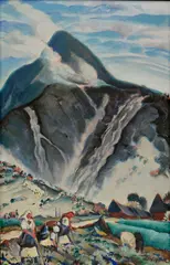 Martin Benka, Hrdoš - Jar, 1928, Olej na plátne