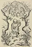 Martin Benka, Dvanásť mesiačikov - kde fialky zberať. Ilustrácia k Prostonárodným slovenským povestiam Pavla Dobšinského