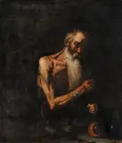 Jusepe de Ribera, Sv. Pavol pustovník, Okolo 1700, Olej na plátne