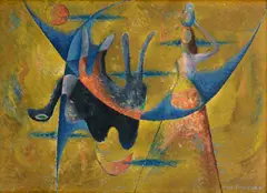 Miloš Šimurda, Ťava casu, 1967, Olej na plátne