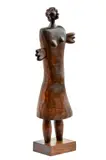 Alexander Ilečko, Vítanie, 1974, Lipové drevo