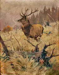 Karl Sovanka, Dvanástorák, 1930, Olej na plátne