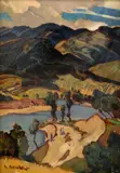 Z Oravy by Martin Benka, Okolo 1928, Olej na kartóne, sold Nov 2013