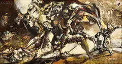 Vincent Hložník, Násilník, 1945, Olej na plátne
